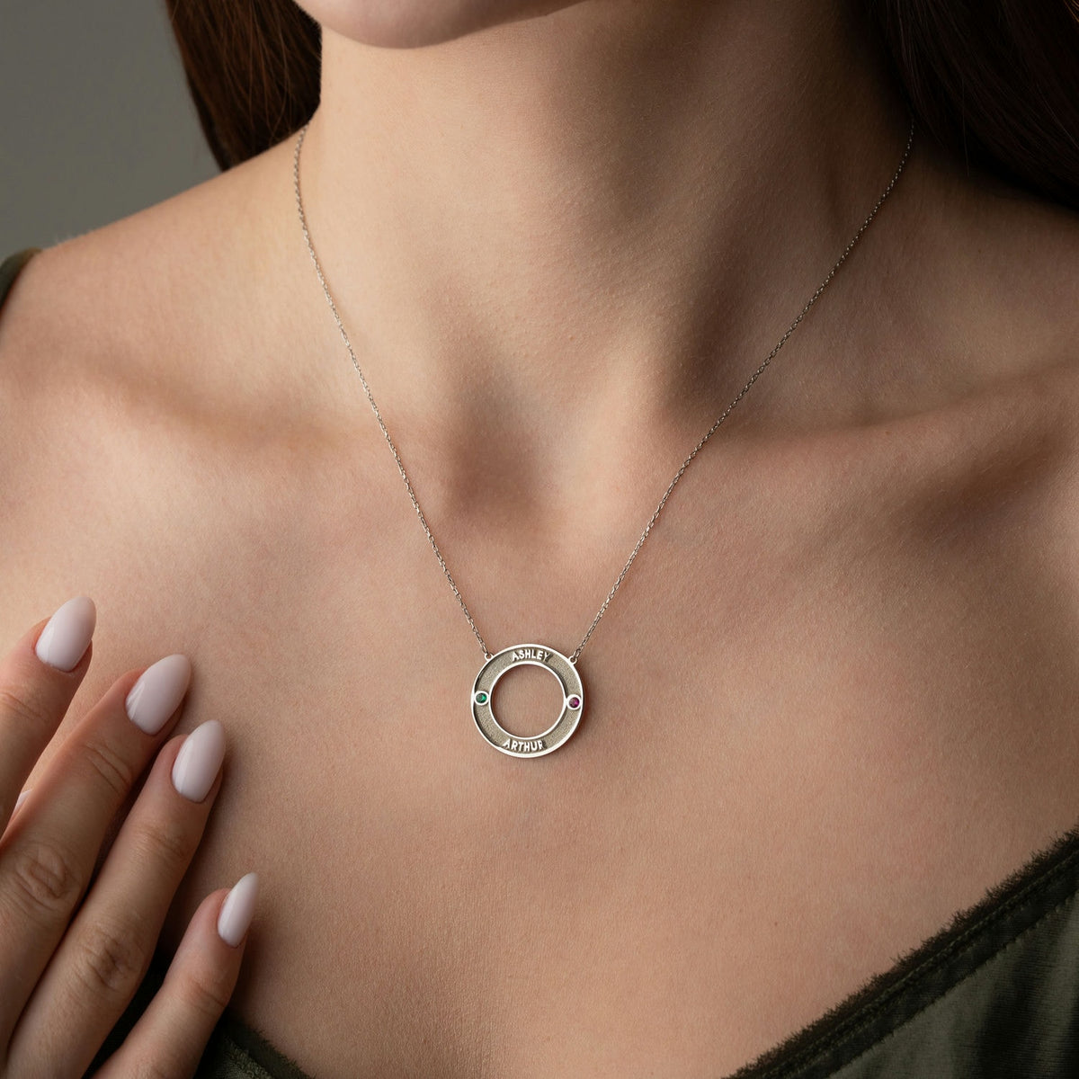 Custom Circle of Love Necklace | Mother's Day Gift