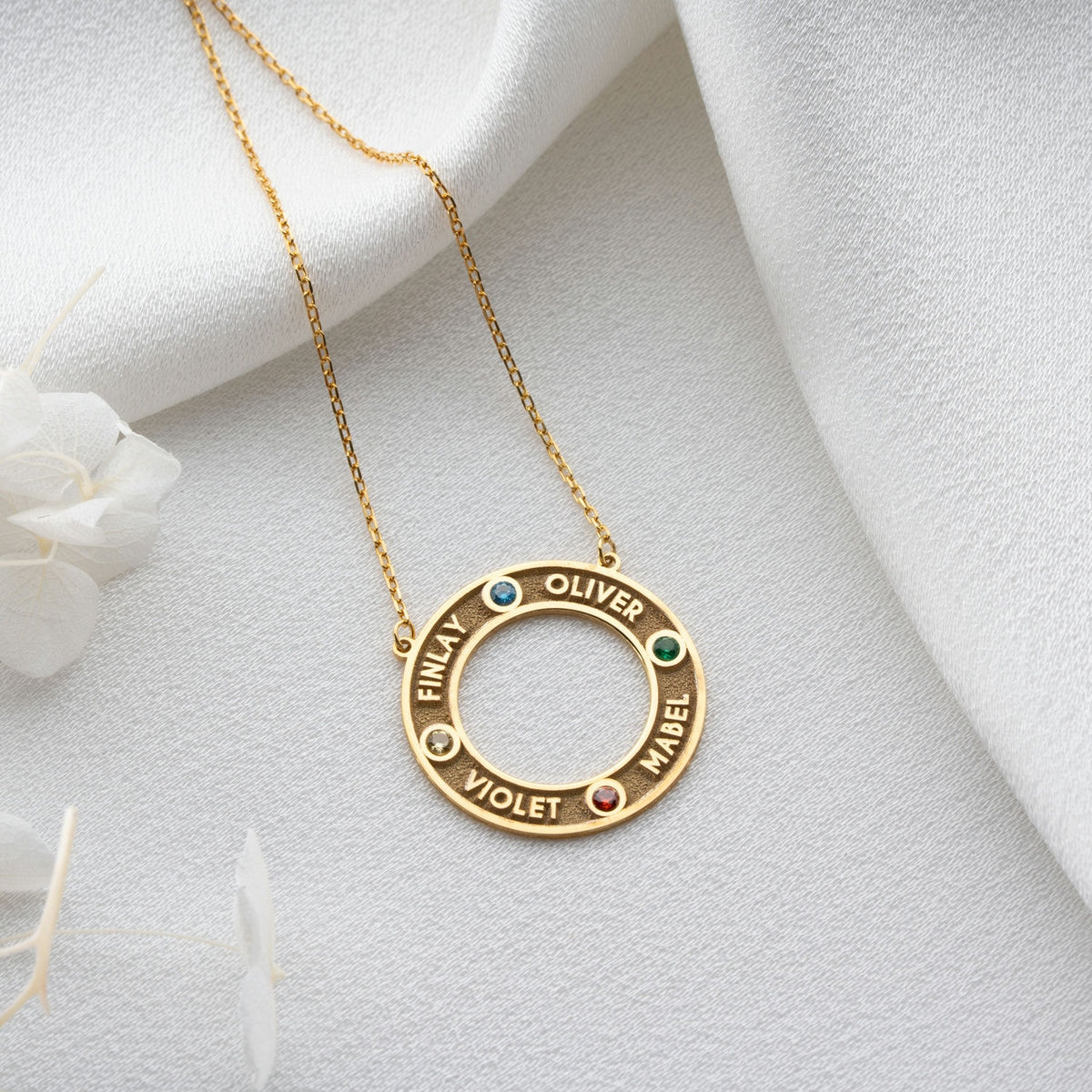 Custom Circle of Love Necklace | Mother's Day Gift