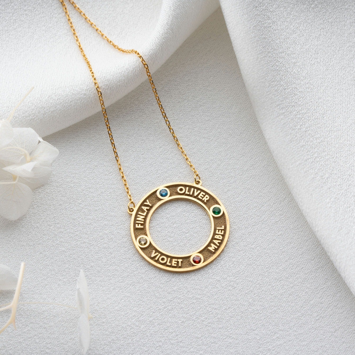 Custom Circle of Love Necklace | Mother's Day Gift
