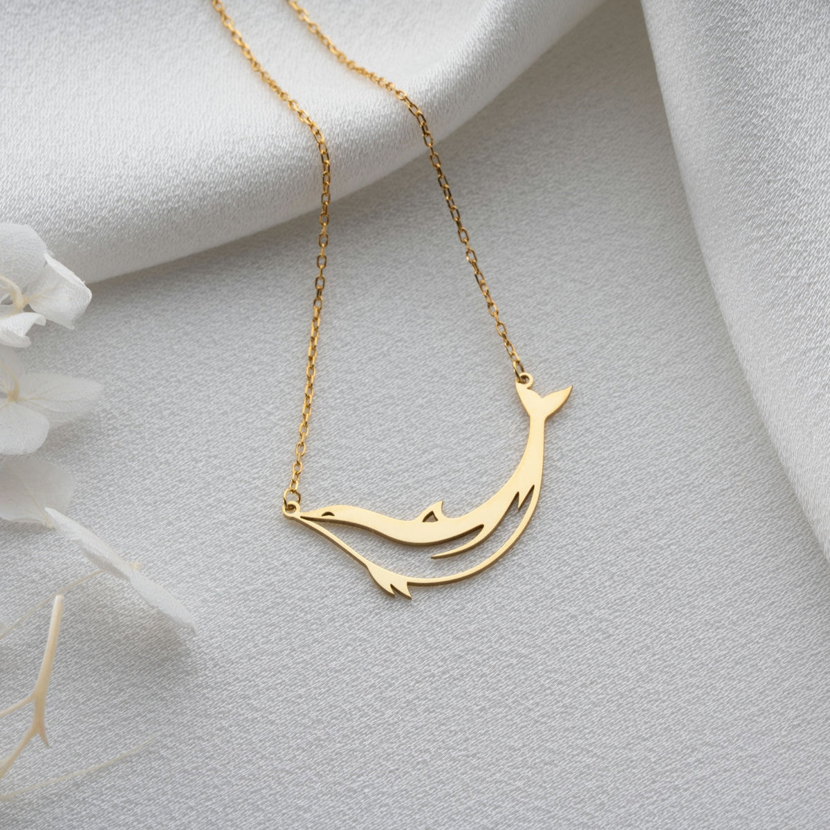 Sterling Silver Dolphin Necklace