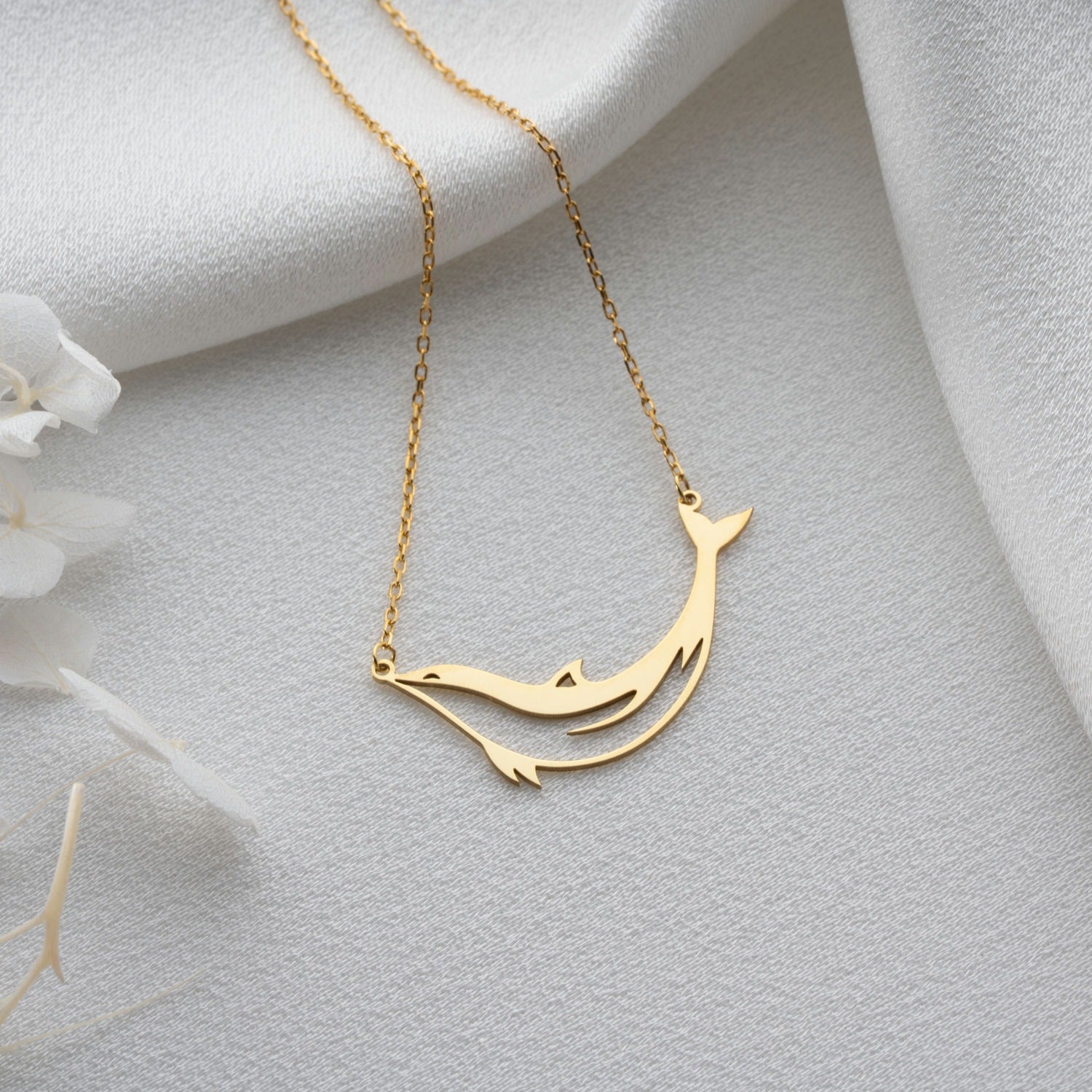 Sterling Silver Dolphin Necklace