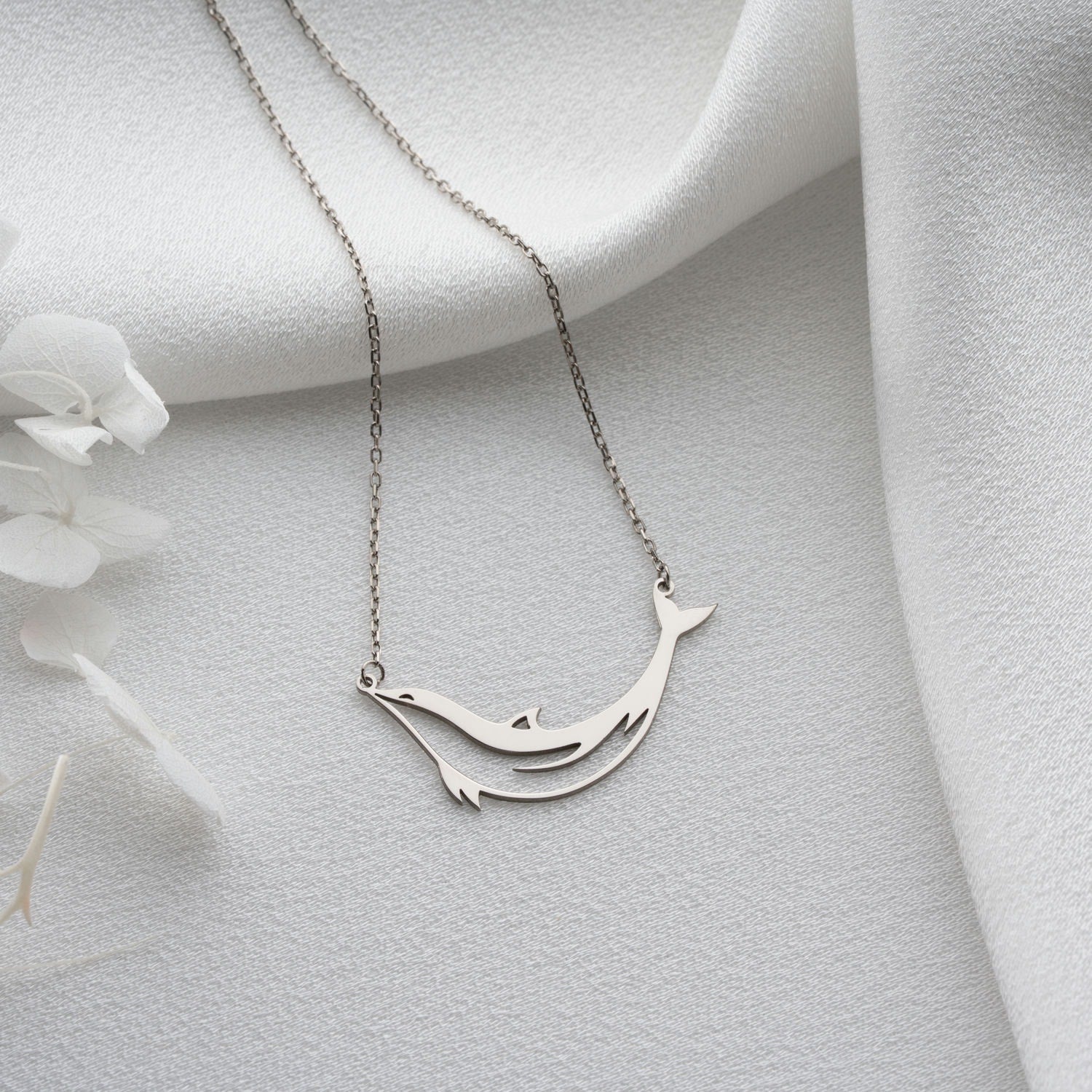 Sterling Silver Dolphin Necklace
