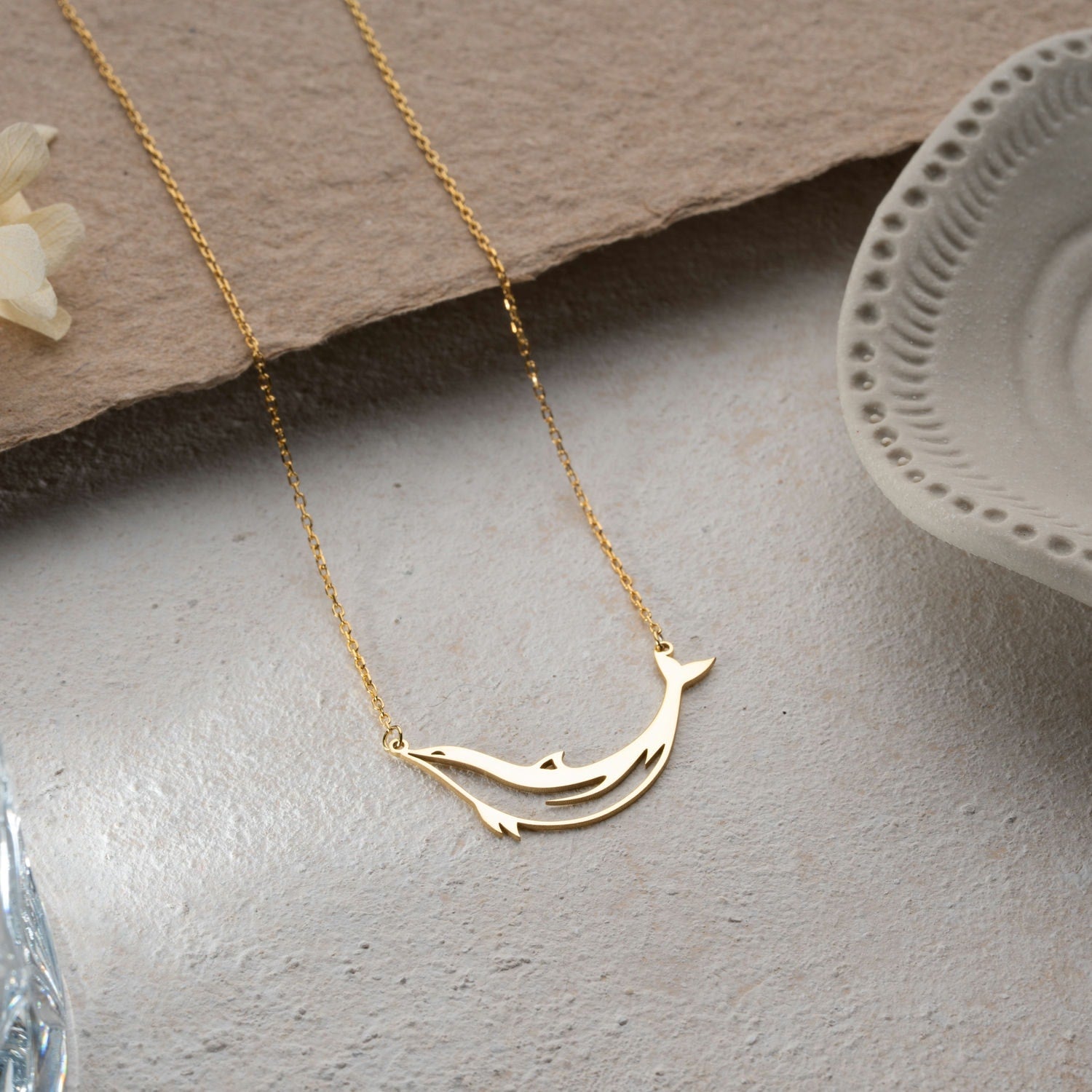 Sterling Silver Dolphin Necklace