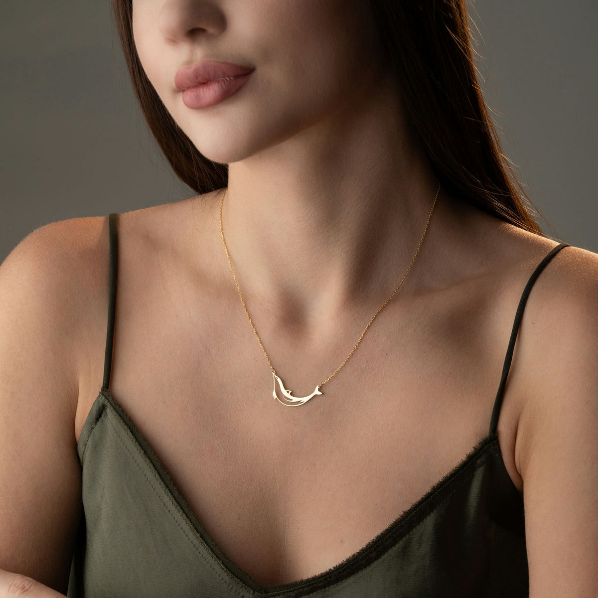 Sterling Silver Dolphin Necklace