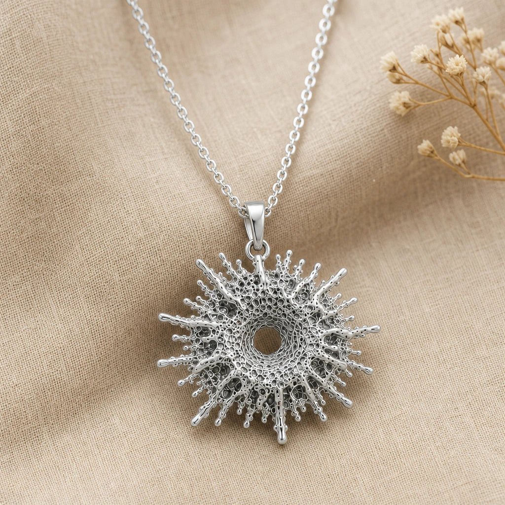 Sagittarius A Black Hole Pendant Necklace in sterling silver