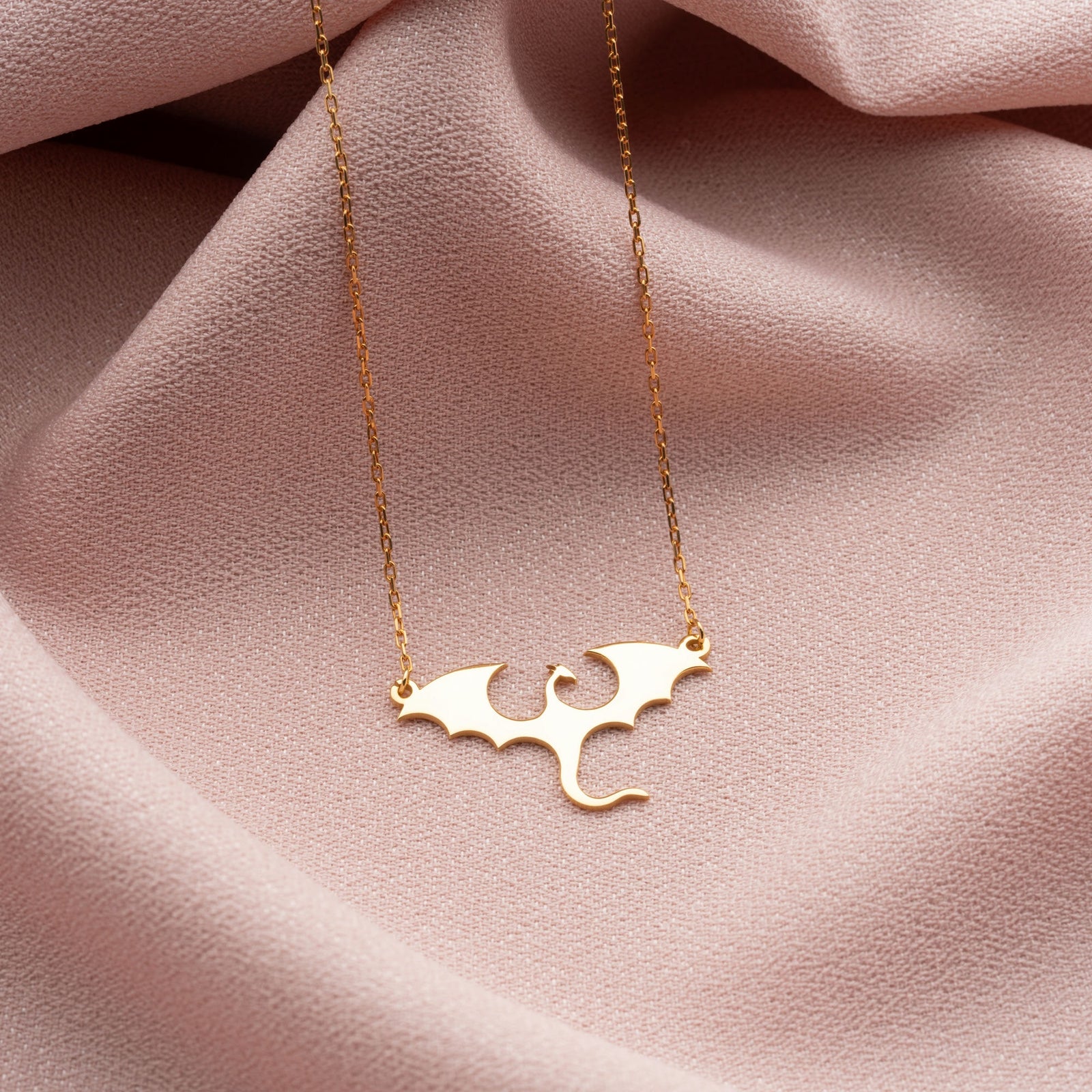 Sterling Silver Dragon Necklace