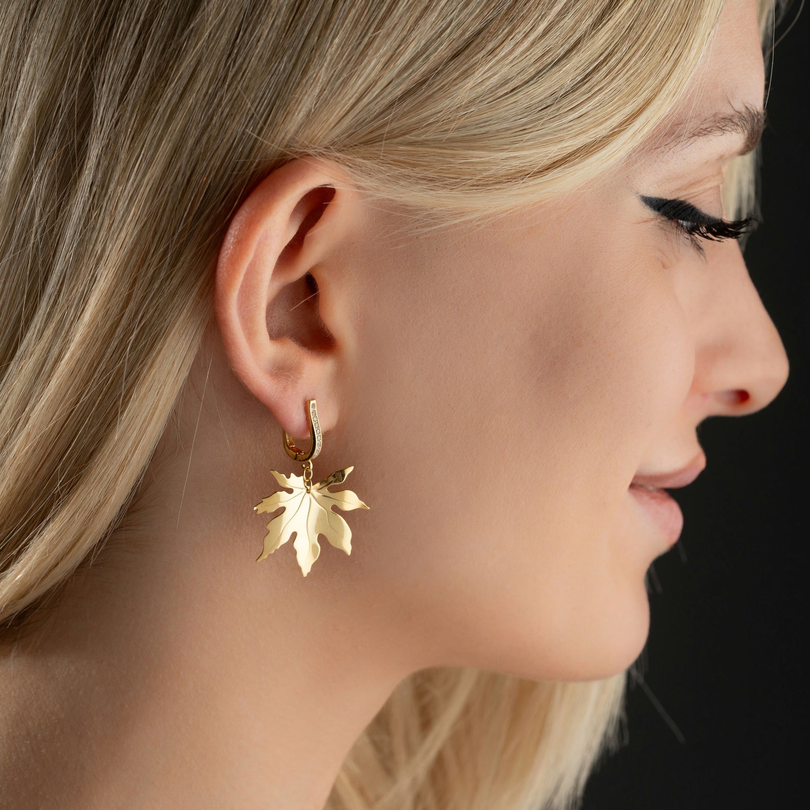 Plane Tree Leaf Earrings