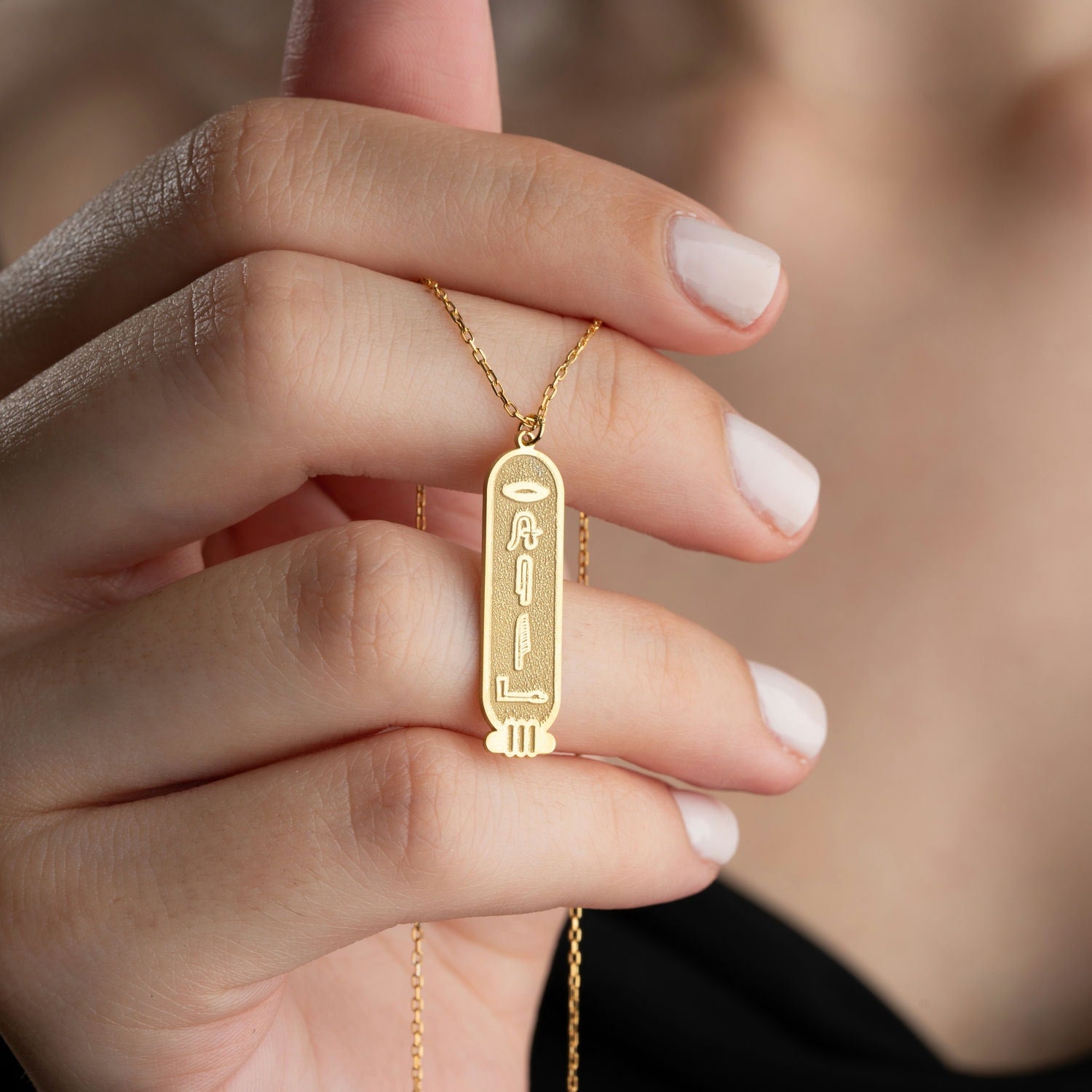 Personalised Egypt Cartouche Necklace