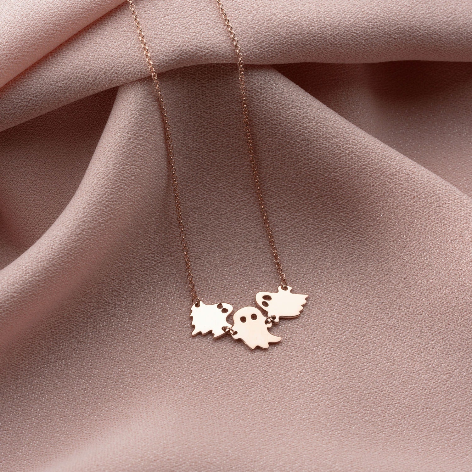 Sterling Silver Ghost Necklace