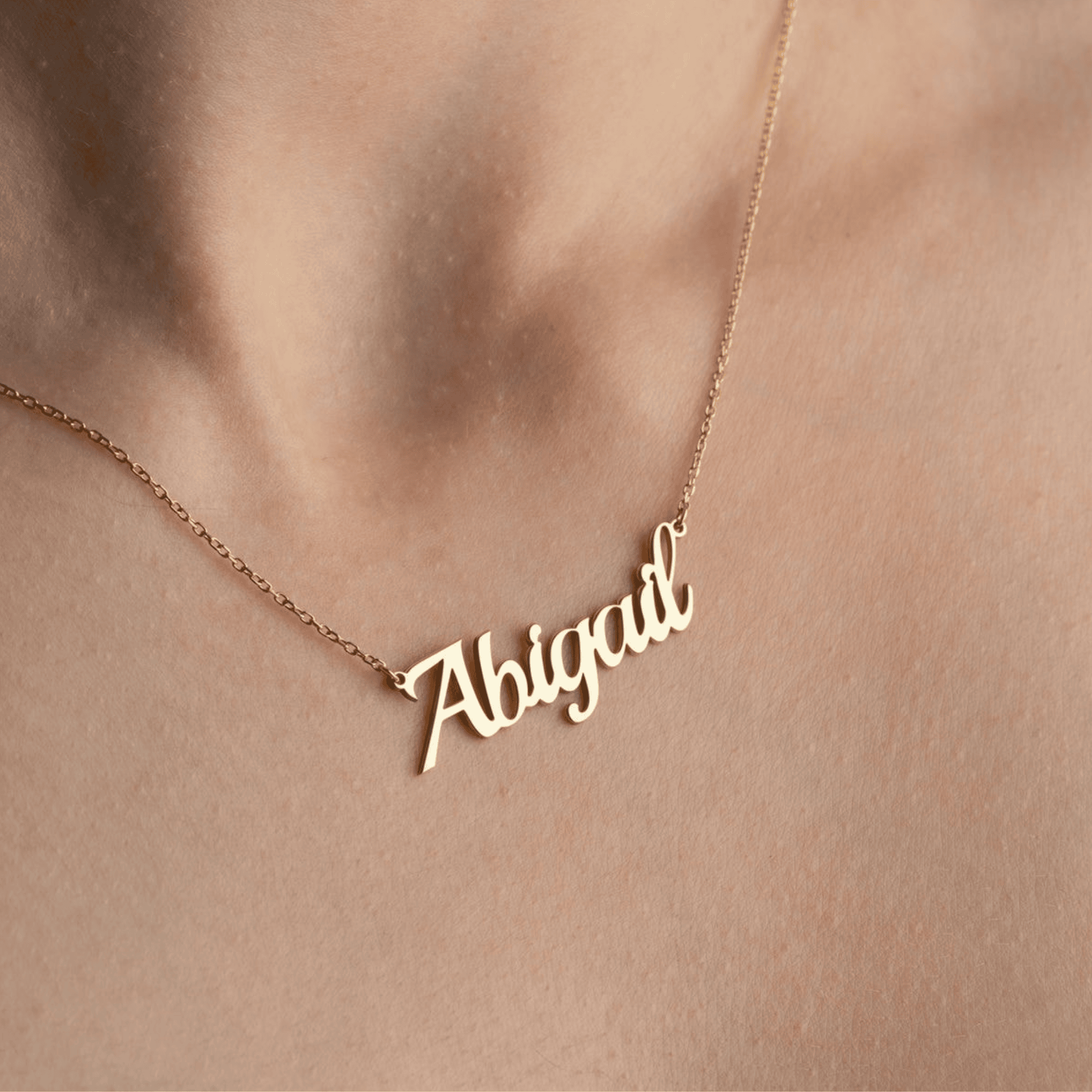 Personalised Gold Name Necklace