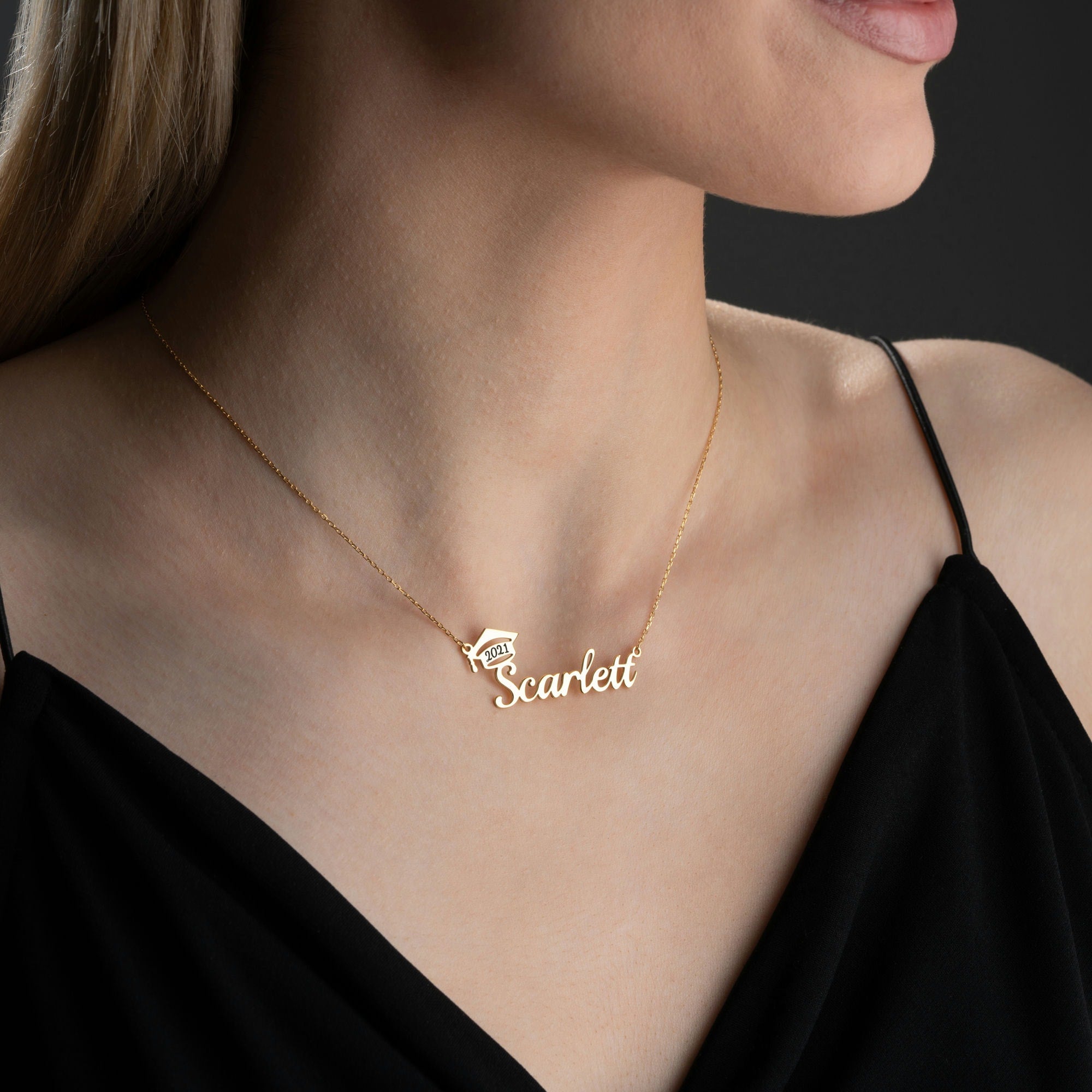Graduation Gift Name Necklace