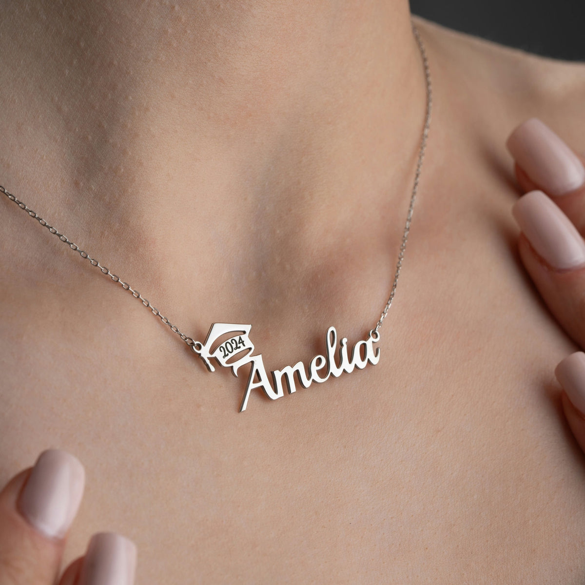 Graduation Gift Name Necklace