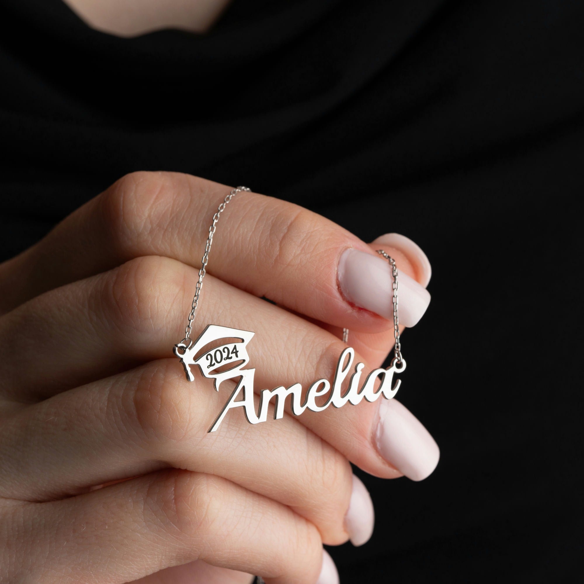 Graduation Gift Name Necklace