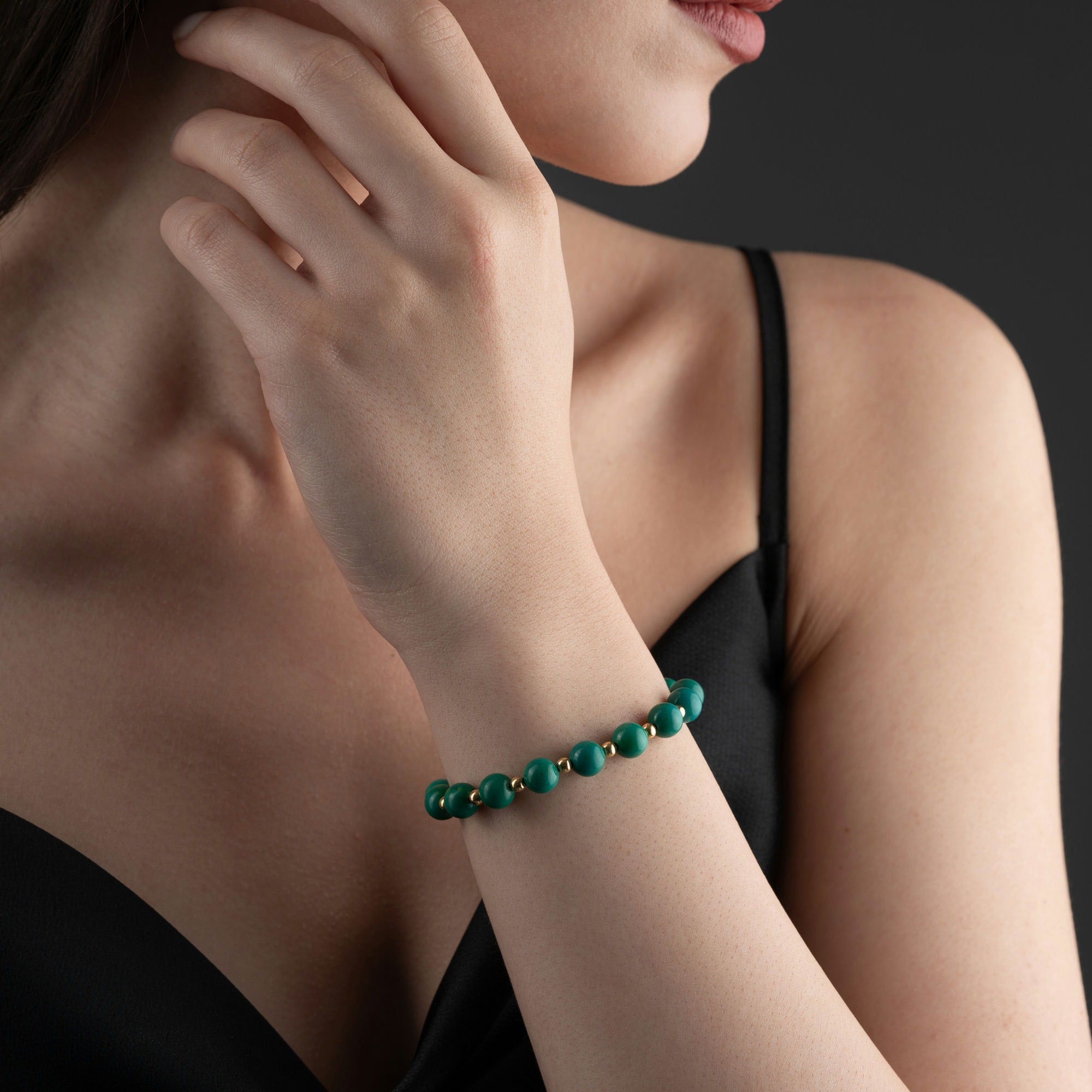 Green Turquoise Bracelet