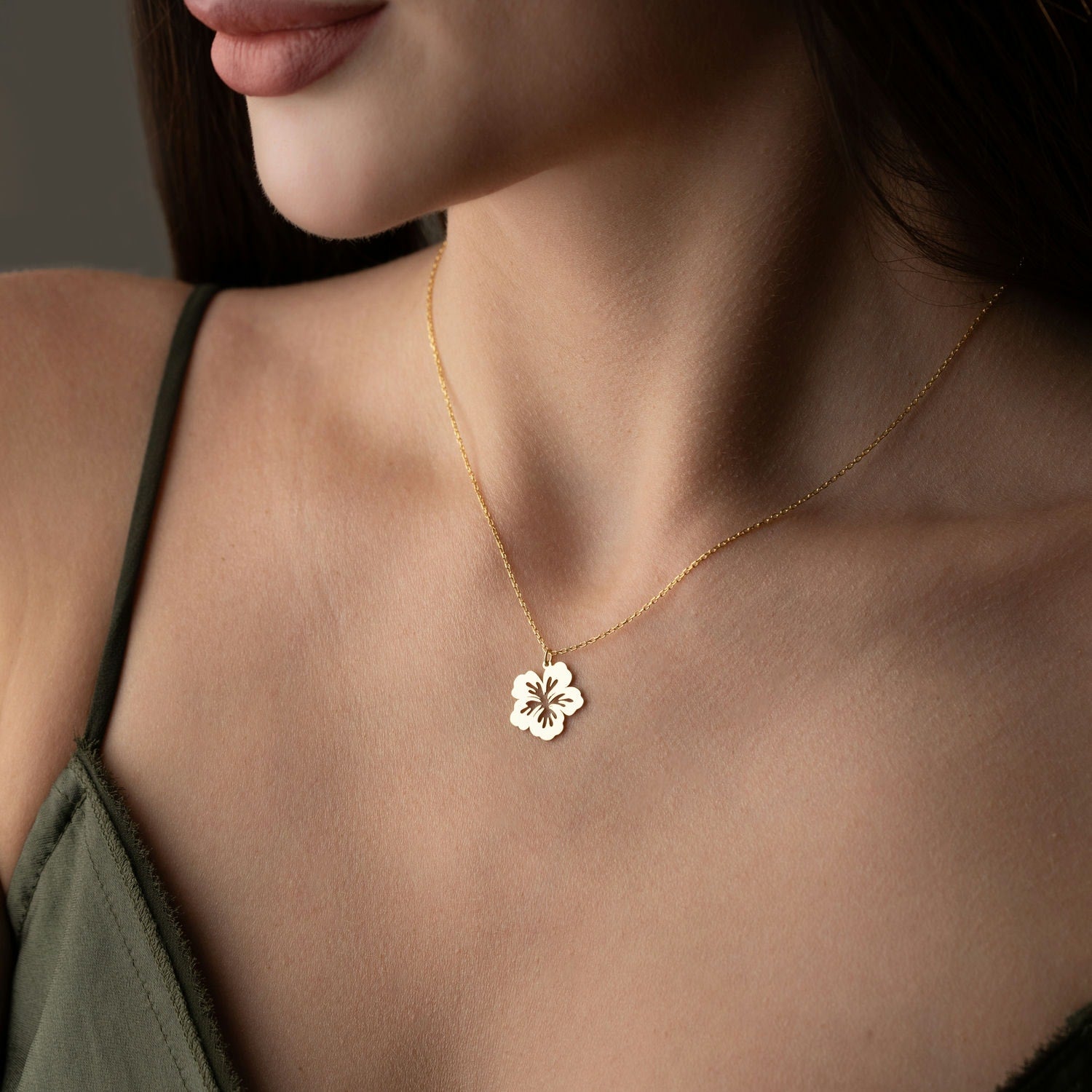 Hibiscus Necklace | Hawaii Flower Gift