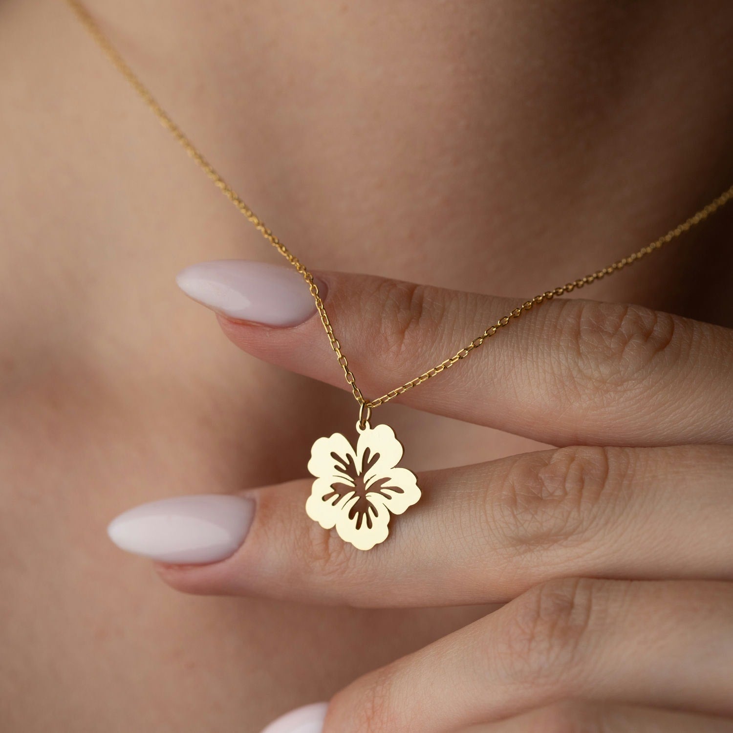Hibiscus Necklace | Hawaii Flower Gift