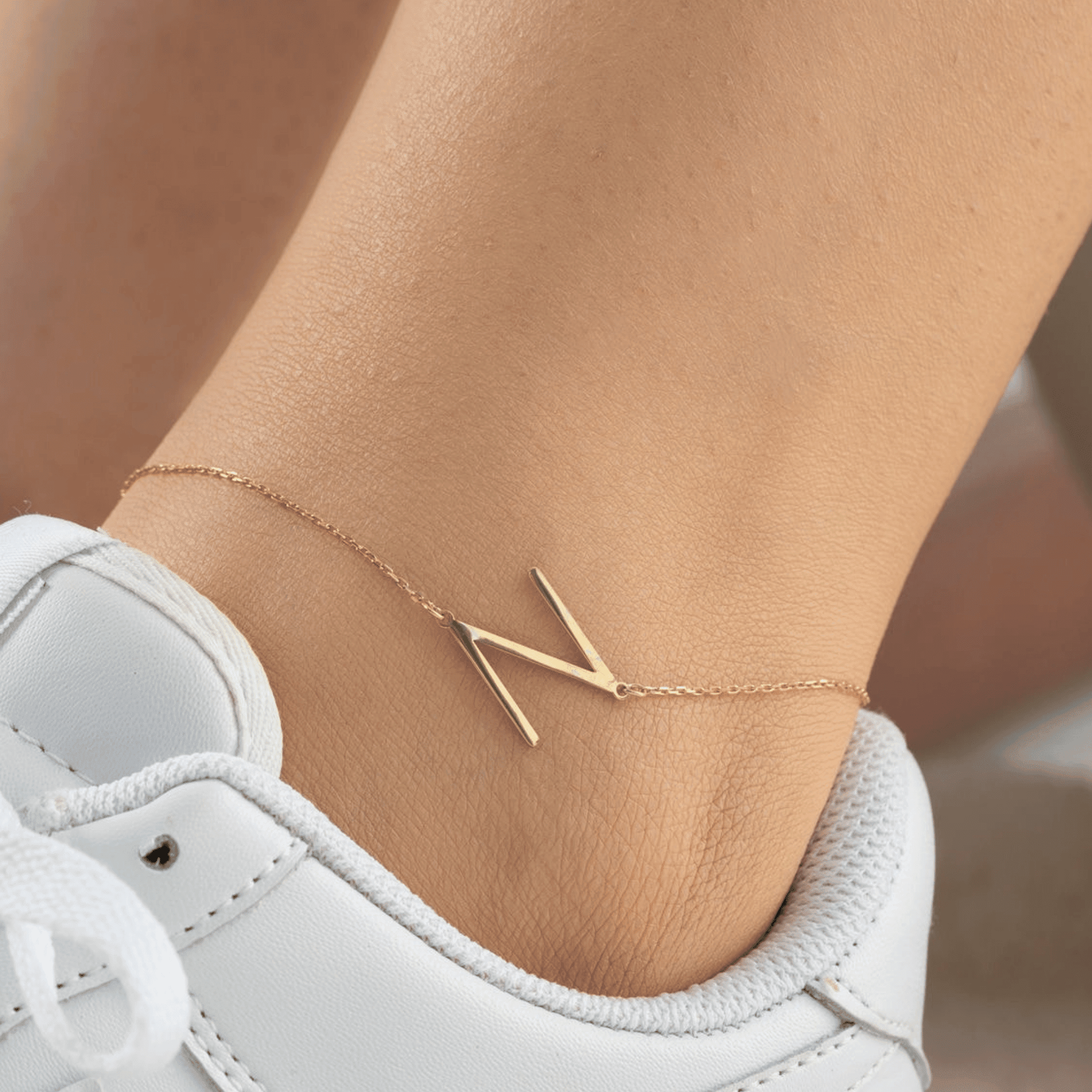 Anklet With Initial