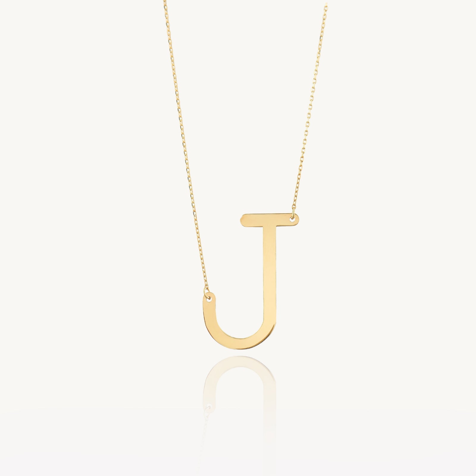 J Initial Necklace