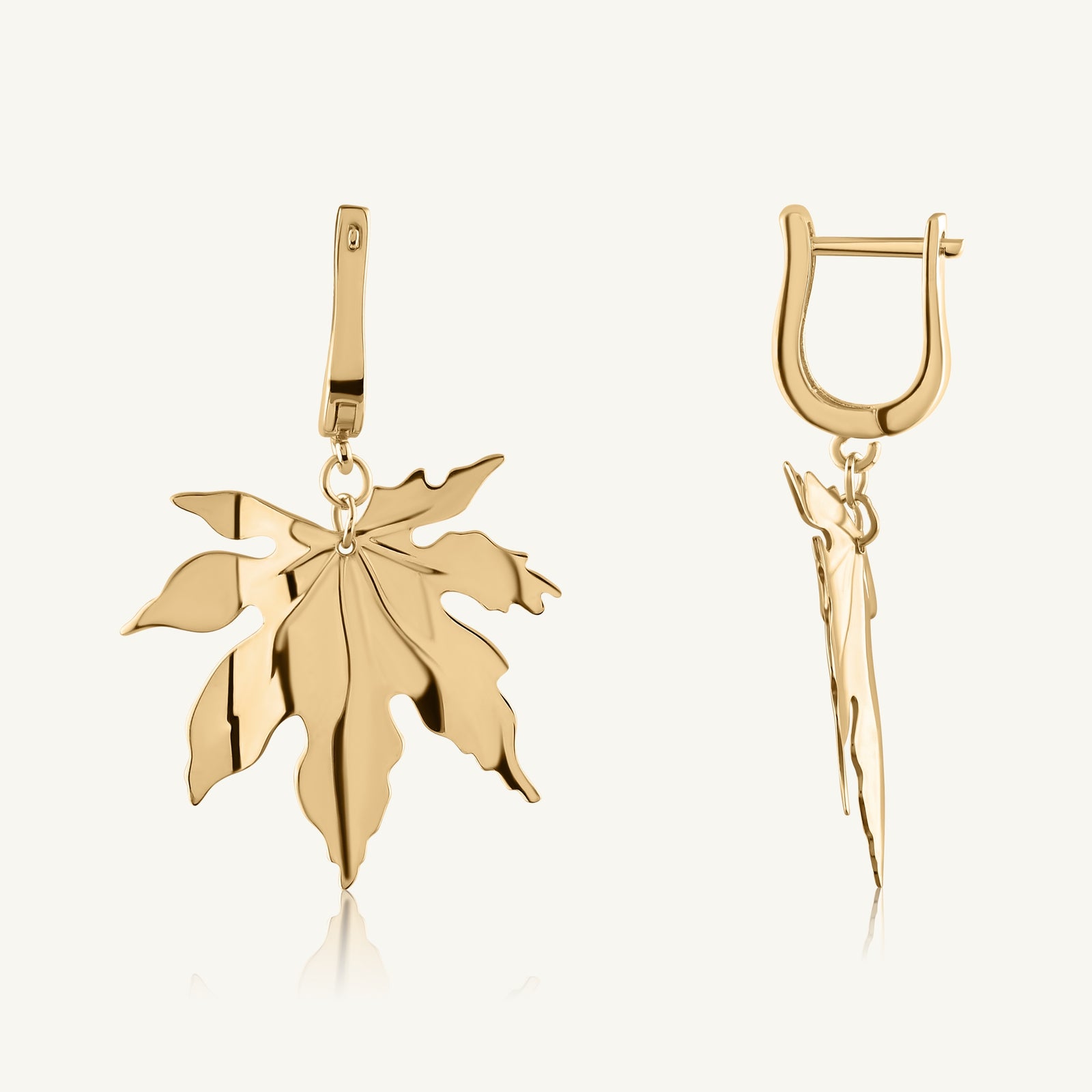 Plane Tree Leaf Earrings