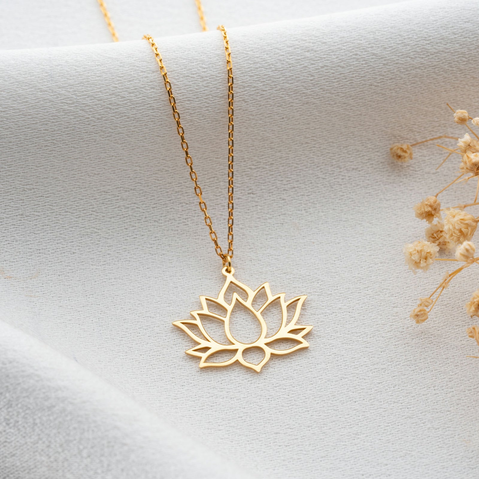 Lotus Flower Necklace