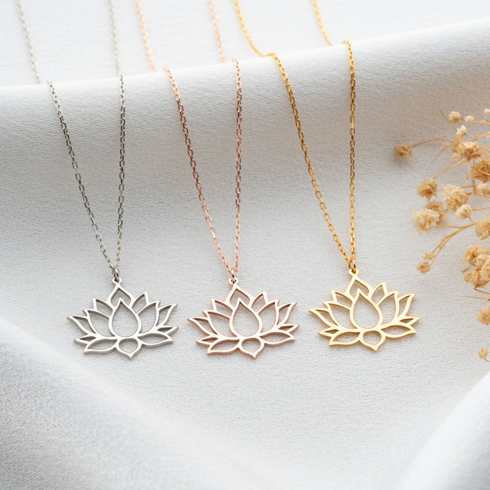 Lotus Flower Necklace