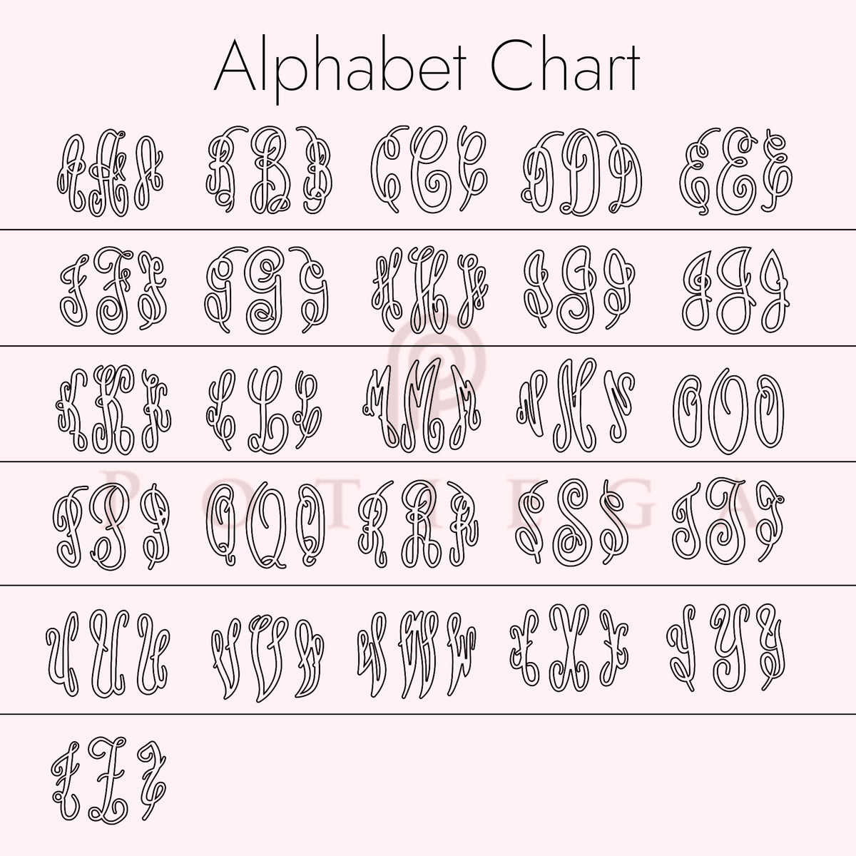 Custom Monogram Necklace