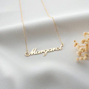 Custom Name Necklace in Gold