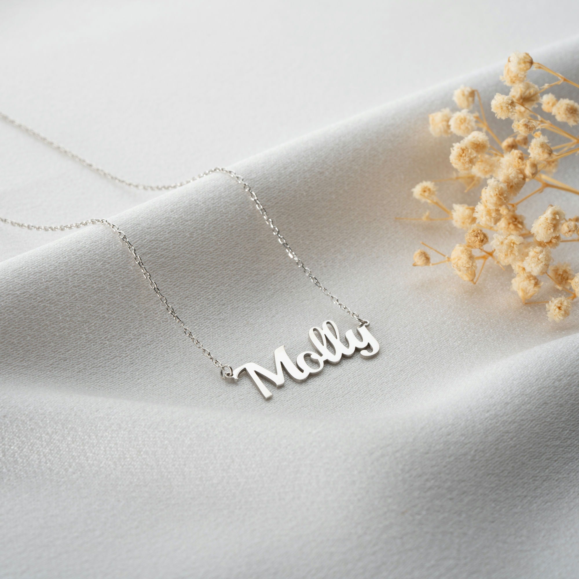 Custom Name Necklace in Gold