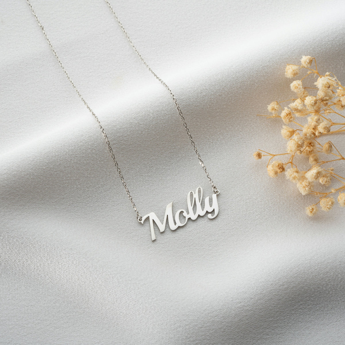 Silver Name Necklace