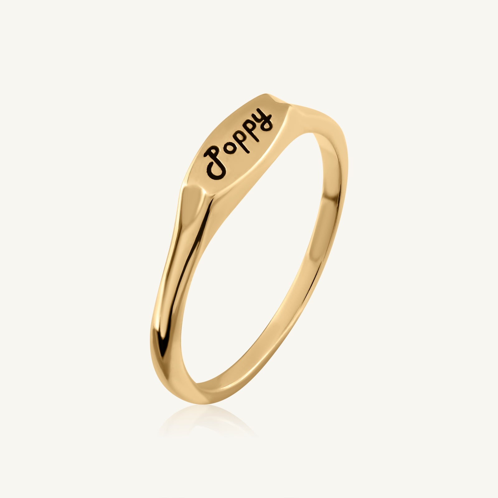 Personalised Name Signet Ring