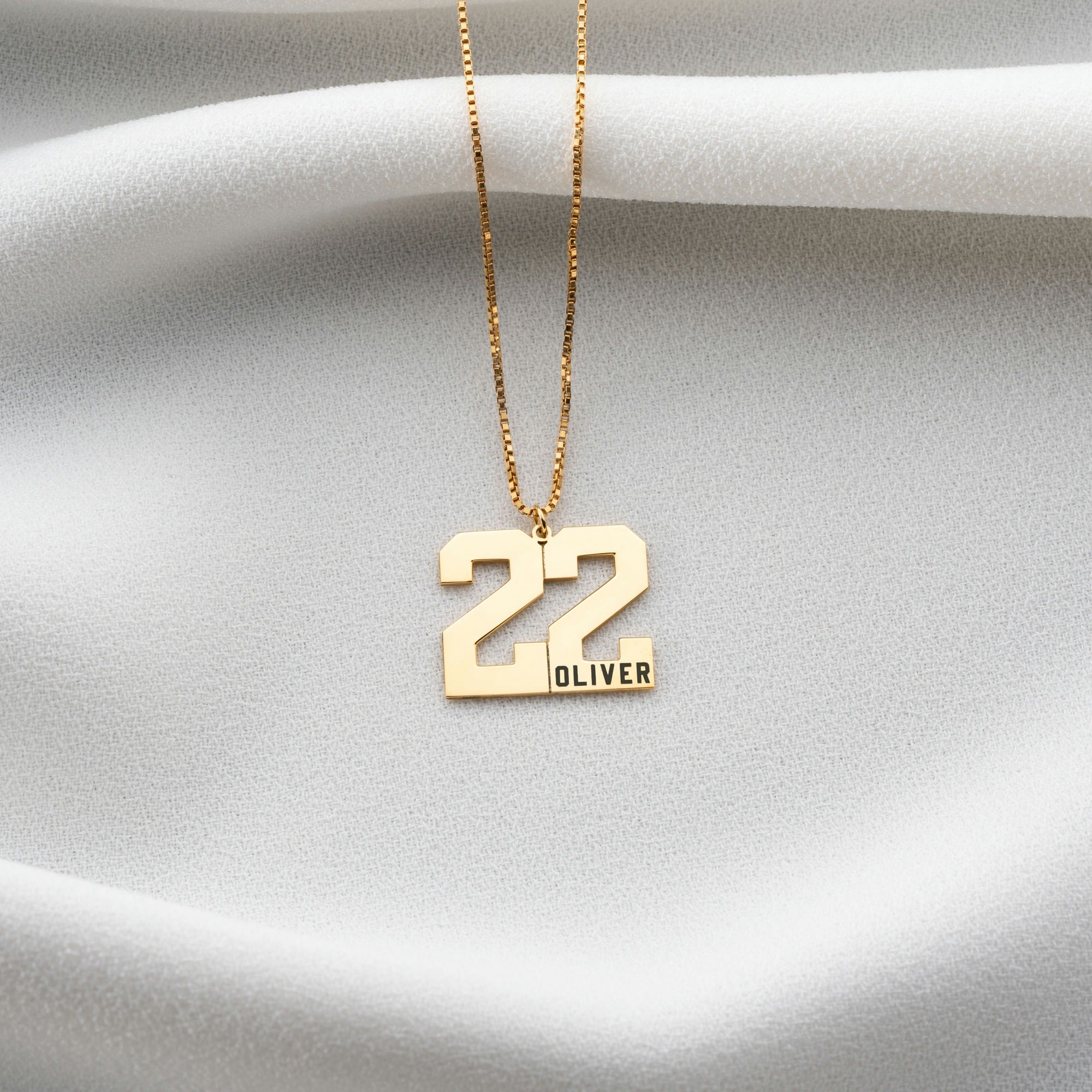 Number Necklace With Name