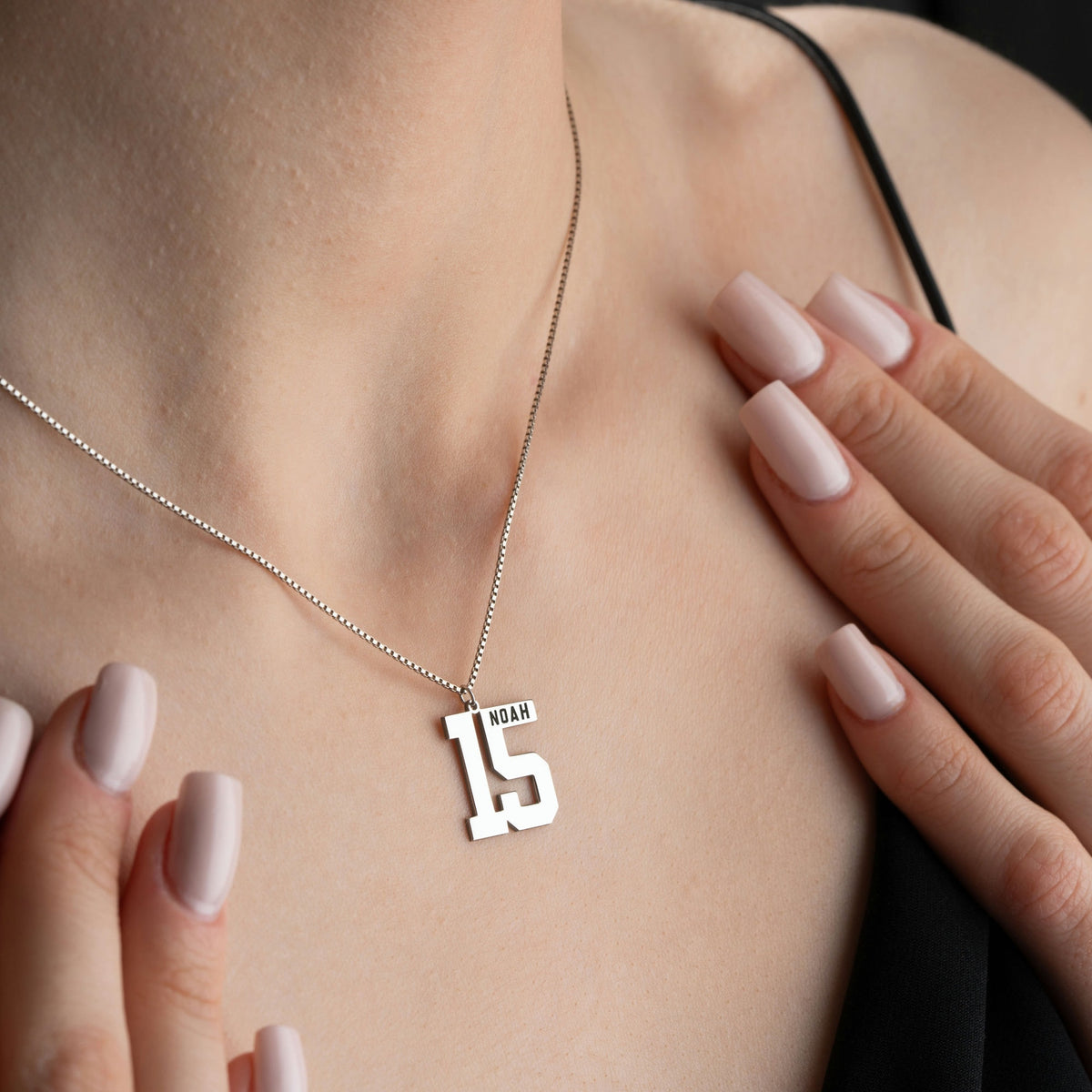 Number Necklace With Name