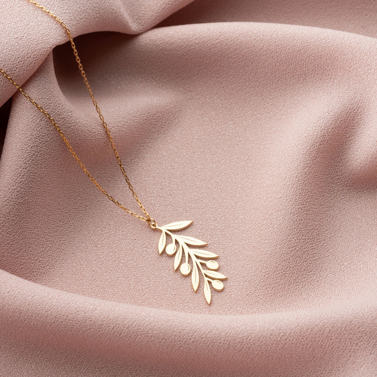 Olive Branch Necklace