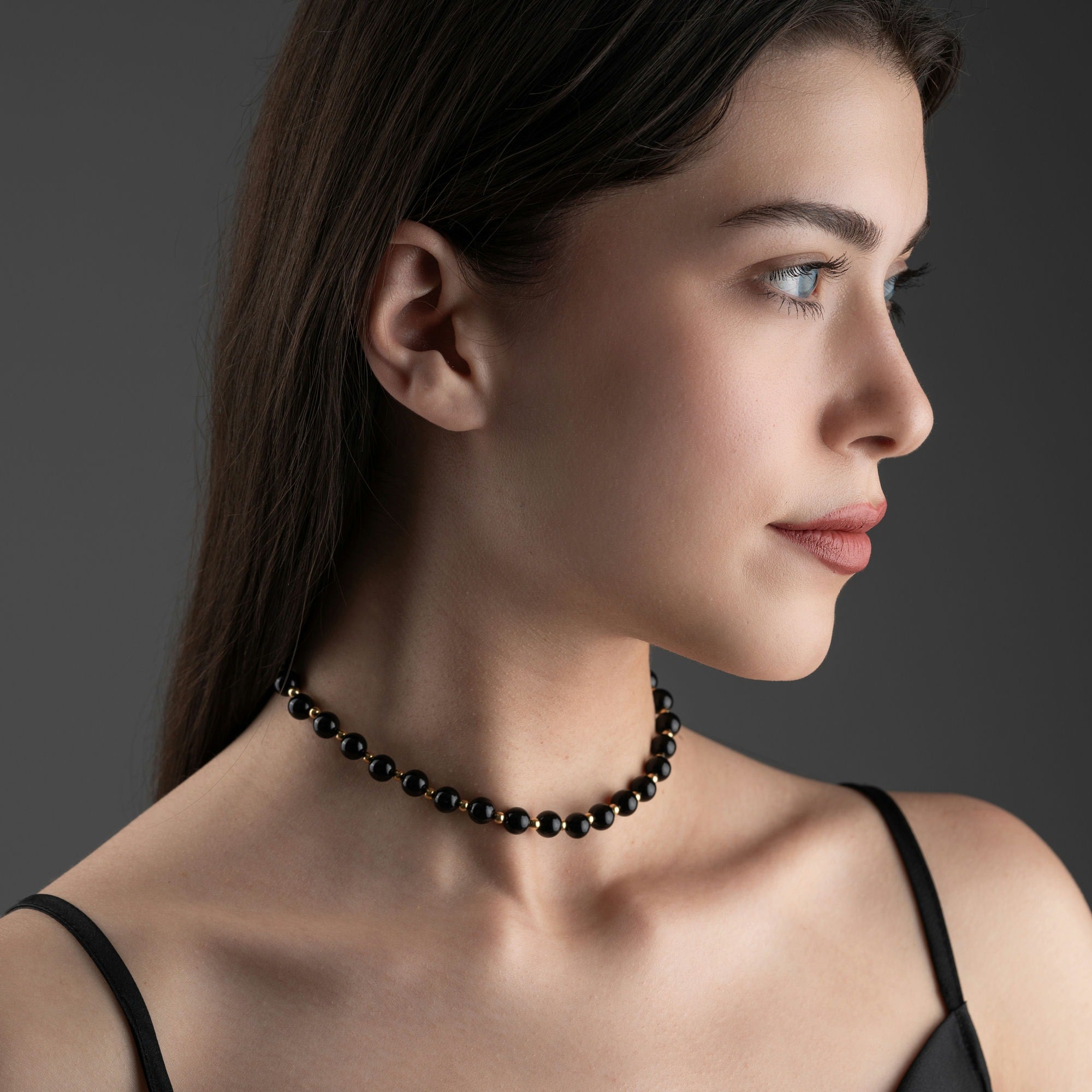 Black Onyx Necklace For Women