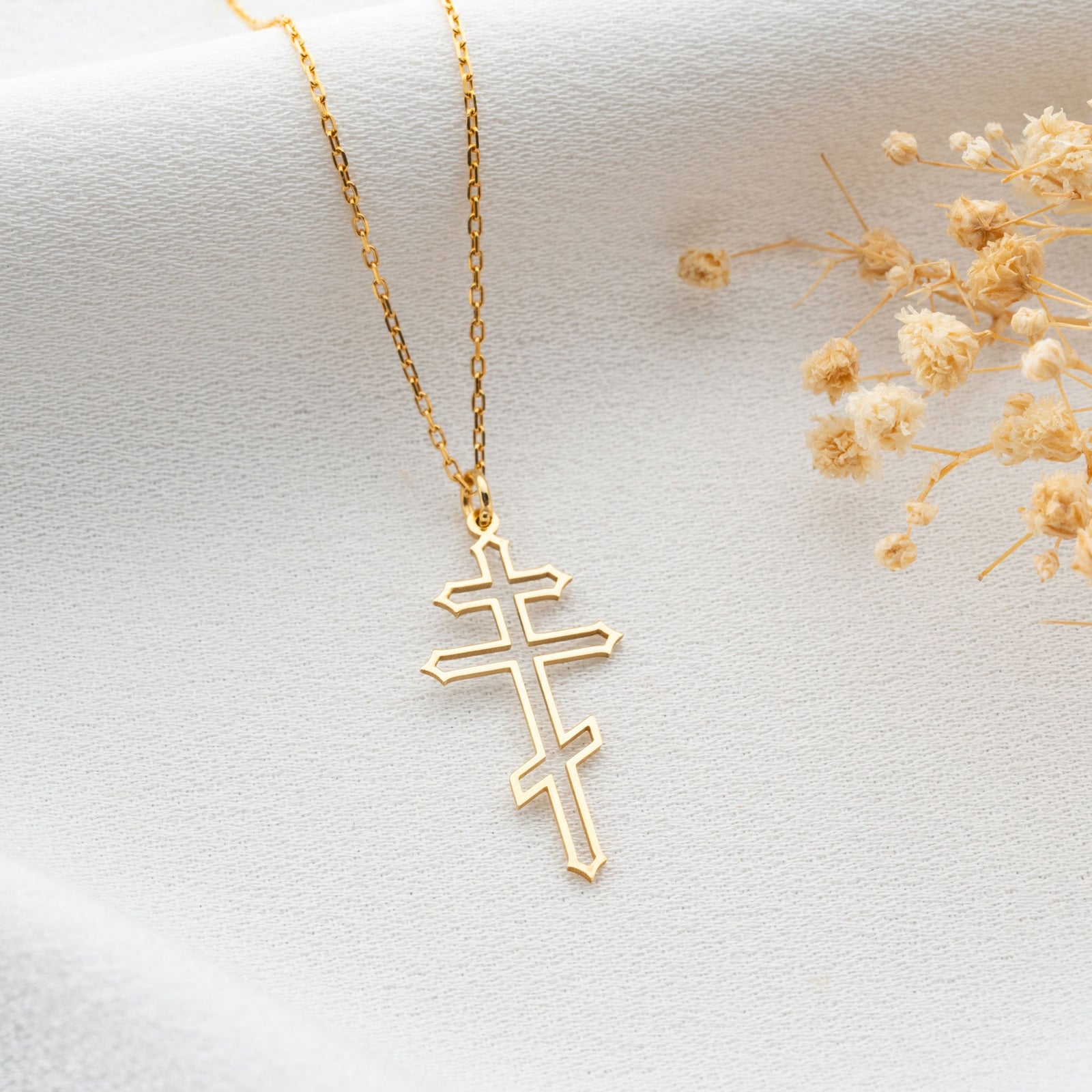 Orthodox Cross Necklace