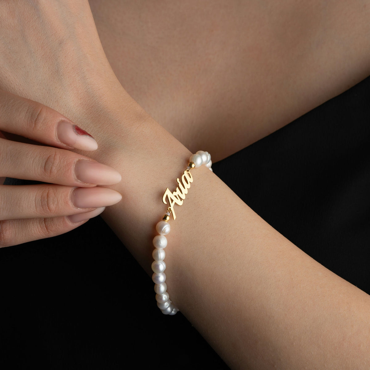 Freshwater Pearl Name Bracelet