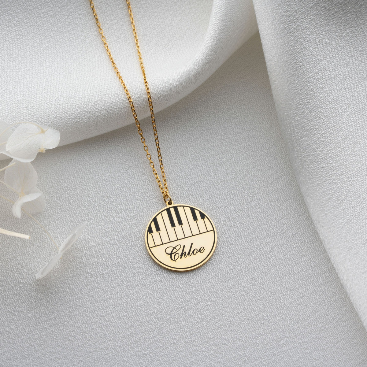Piano Necklace | Gift for Musician &amp; Pianist