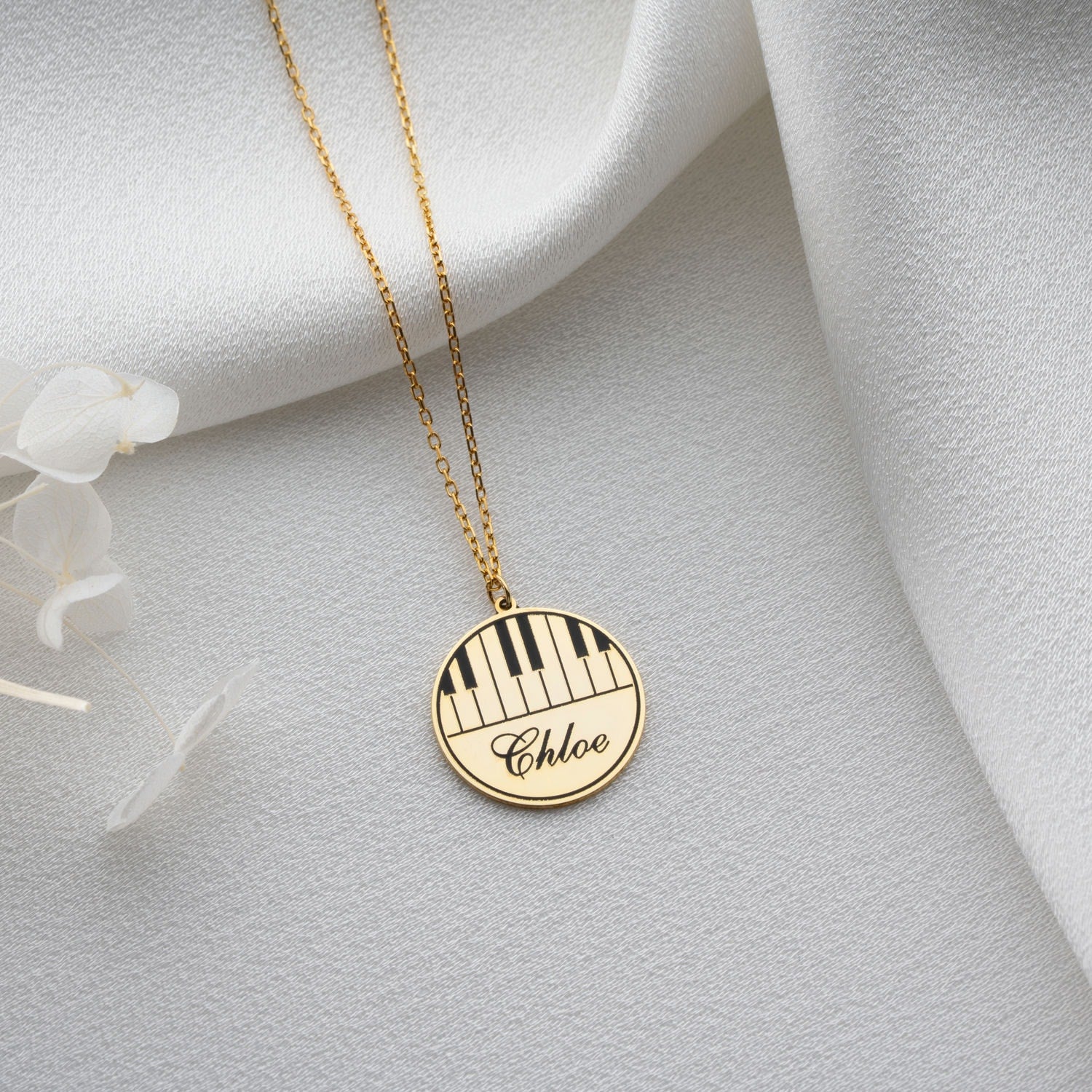 Piano Necklace | Gift for Musician & Pianist