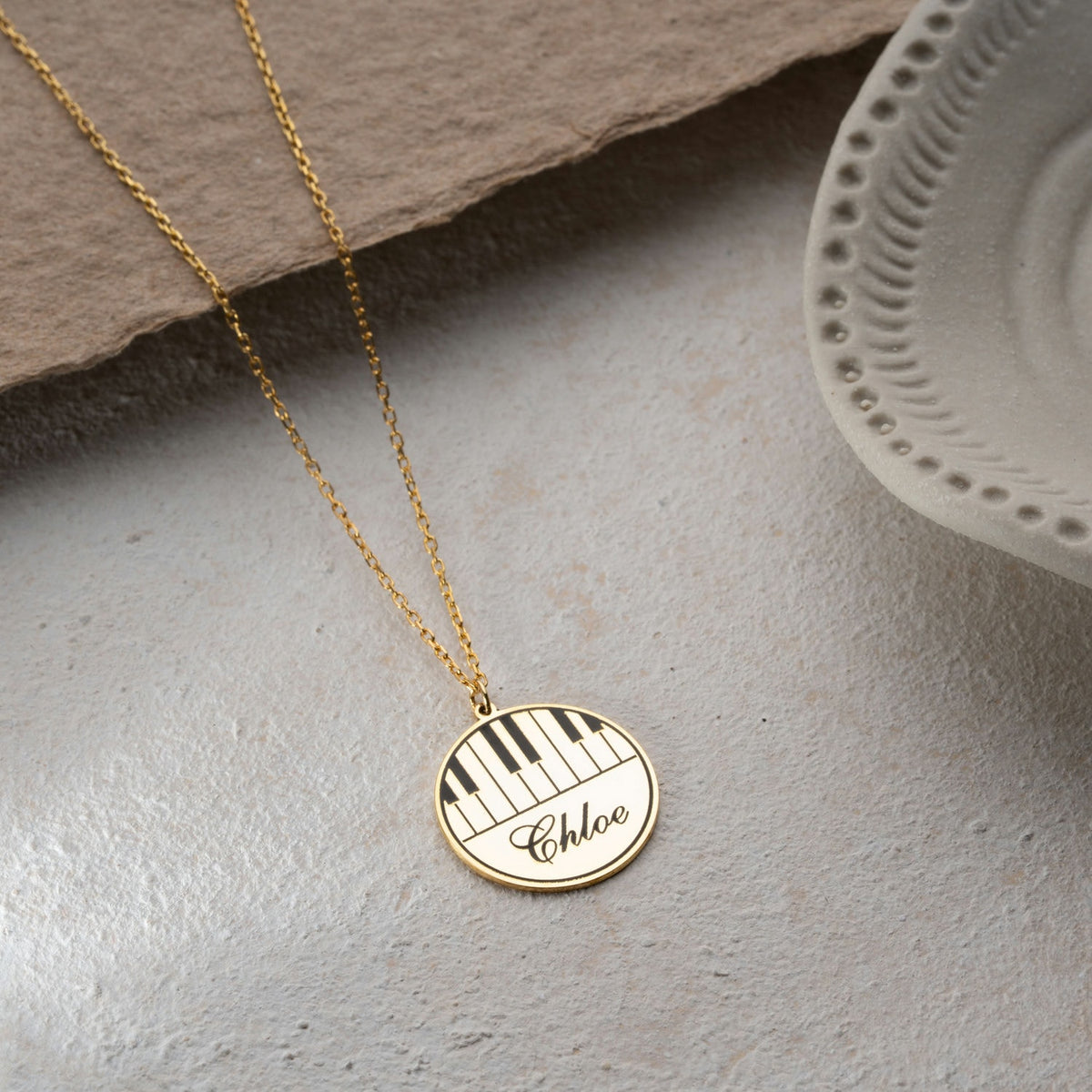 Piano Necklace | Gift for Musician & Pianist