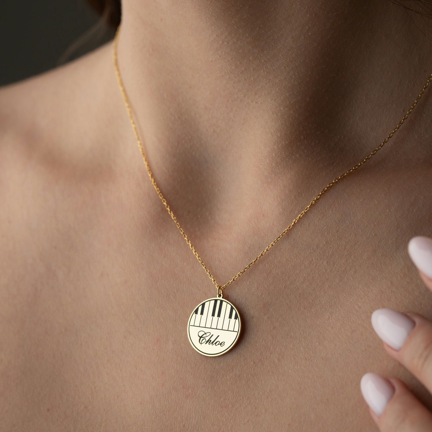 Piano Necklace | Gift for Musician & Pianist