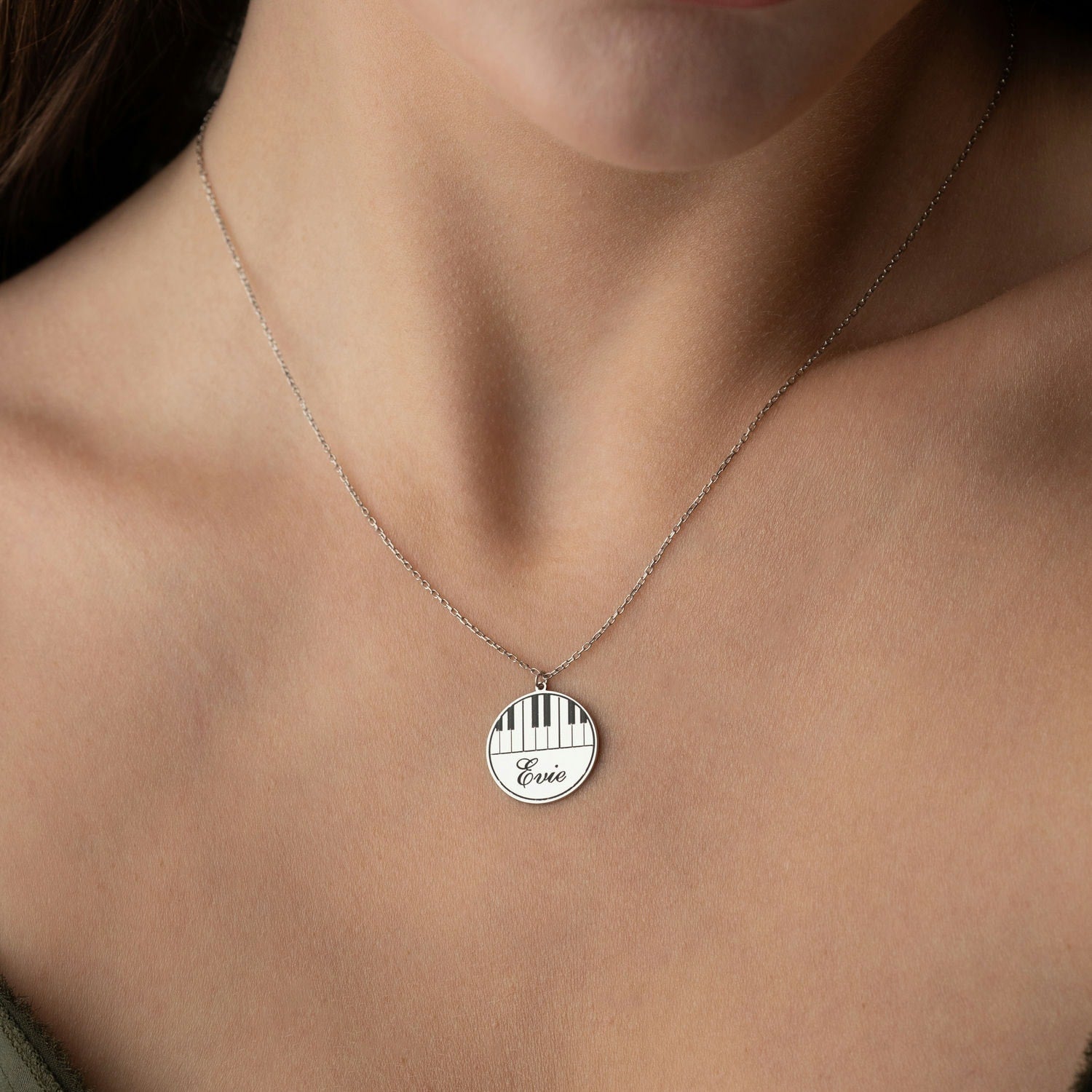 Piano Necklace | Gift for Musician & Pianist