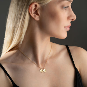 Personalised Pisces Zodiac Charm Necklace