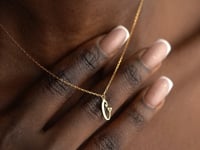 Custom Initial Necklace With Heart