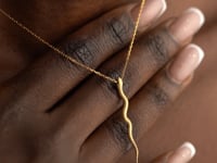 Sterling Silver Snake Necklace