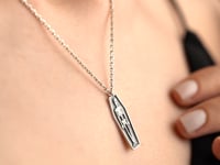 Sterling Silver Skeleton Necklace