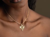 Birth Flower Bouquet Necklace