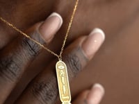 Personalised Egypt Cartouche Necklace