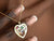 Personalised Heart Shaped Family Three Necklace With Birthstone
