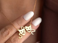 Theatre Mask Necklace