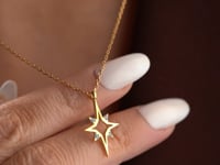 North Star Birthstone Necklace
